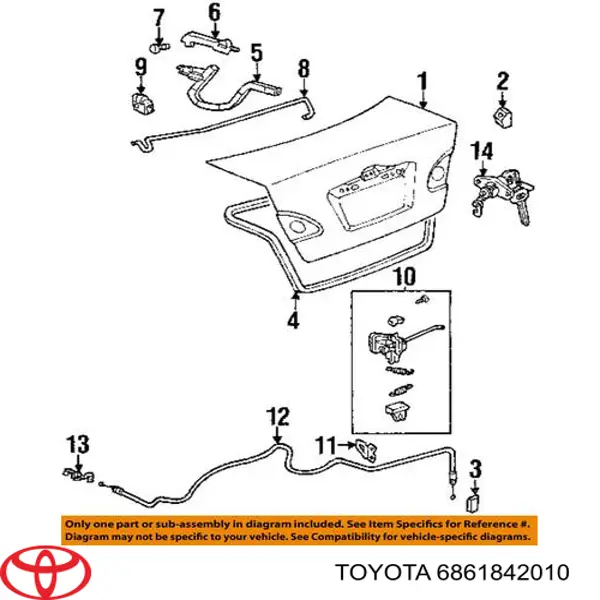 6861842010 Toyota 