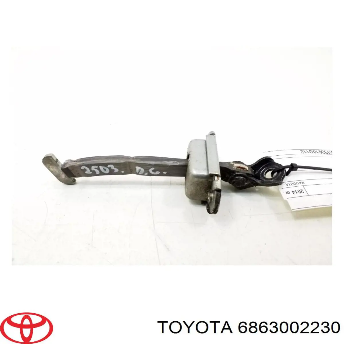 6863002230 Toyota Обмежувач відкриття дверей, задній правий