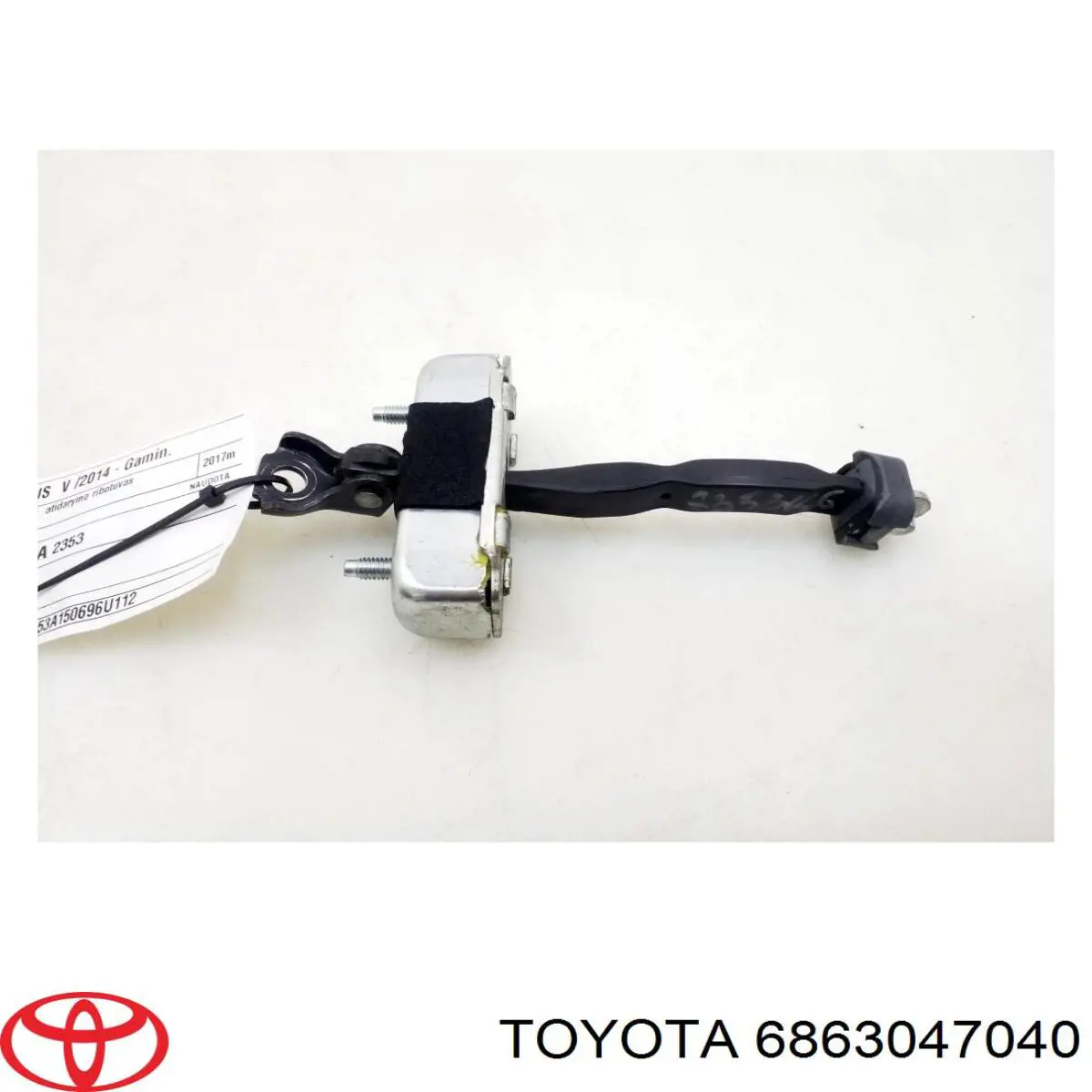 6863047040 Toyota Обмежувач відкриття дверей, задній правий