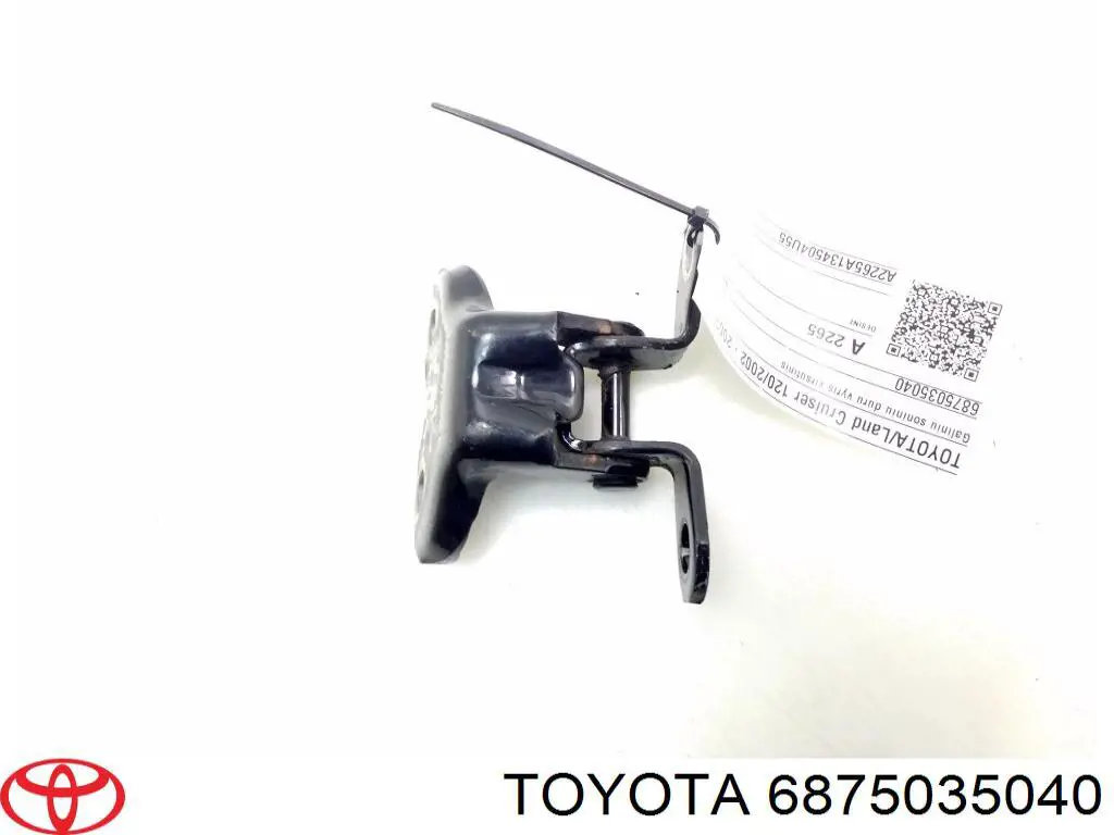 6875035040 Toyota Петля задніх дверей, правих