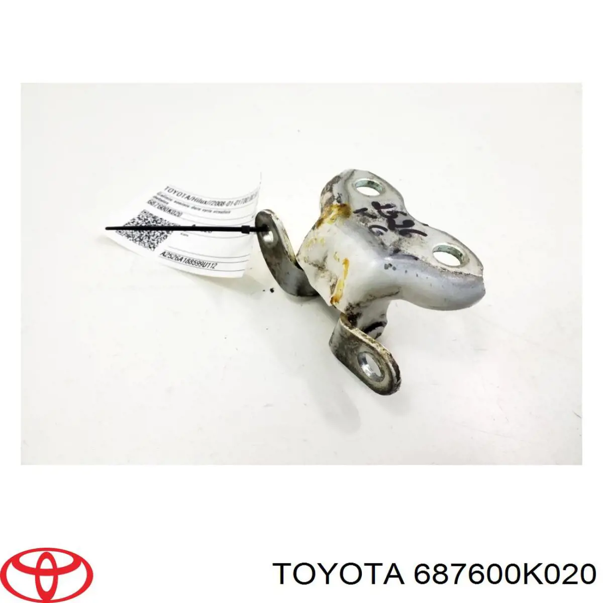 687600K020 Toyota Петля задніх лівих дверей