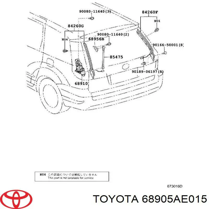 68905AE015 Toyota 