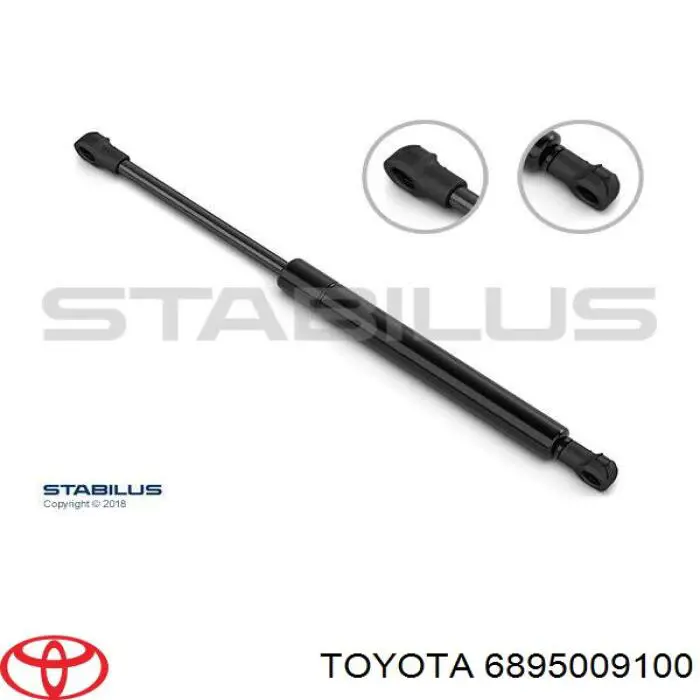 Амортизатор кришки багажника/ двері 3/5-ї задньої 6895009100 Toyota