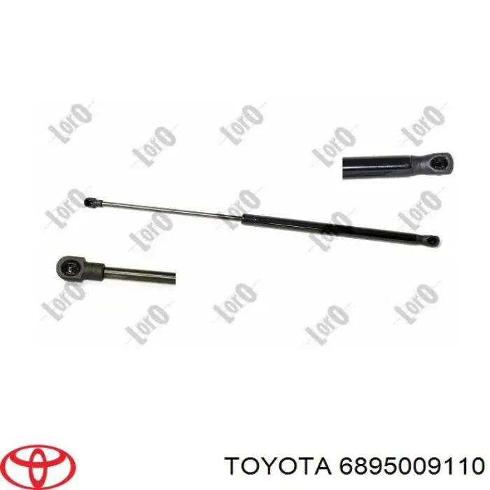 6895009110 Toyota Амортизатор кришки багажника / двері 3/5-ї задньої