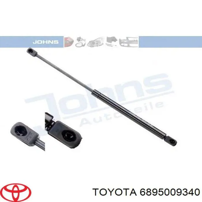 Амортизатор кришки багажника/ двері 3/5-ї задньої 6895009340 Toyota