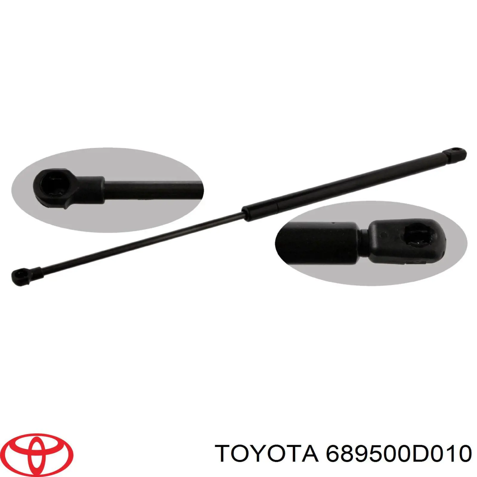 689500D010 Toyota Амортизатор кришки багажника / двері 3/5-ї задньої
