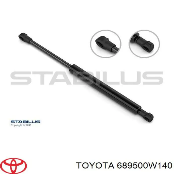 689500W140 Toyota Амортизатор кришки багажника / двері 3/5-ї задньої