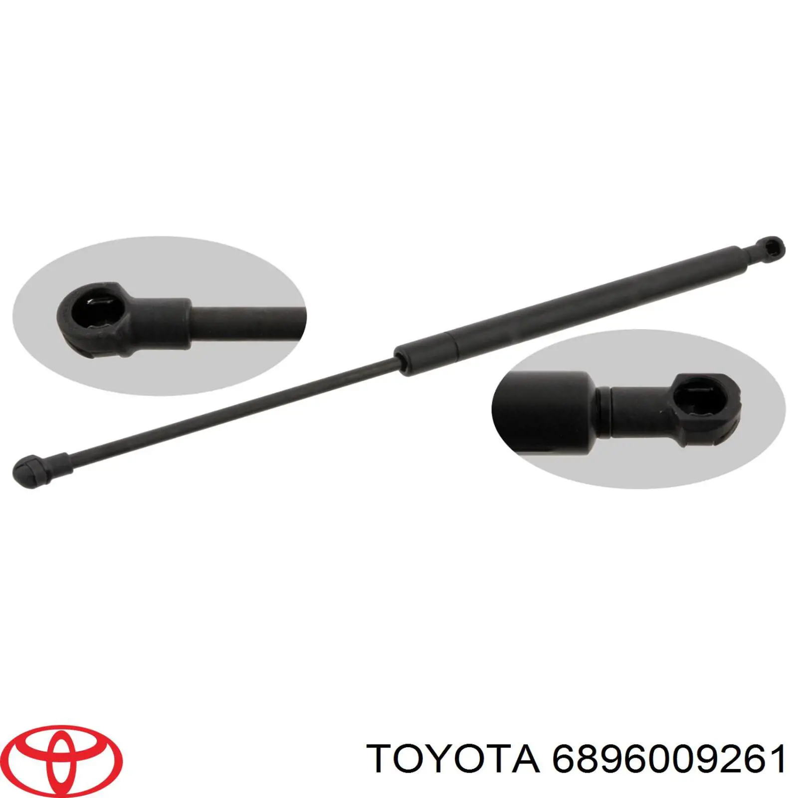 Амортизатор двері задньої Toyota 6896009261 ціна, від 10.28 USD