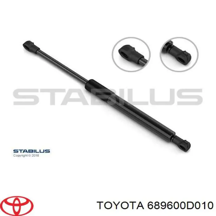Купити 689600D010 Toyota Амортизатор двері багажника