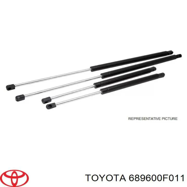 689600F011 Toyota Амортизатор кришки багажника / двері 3/5-ї задньої