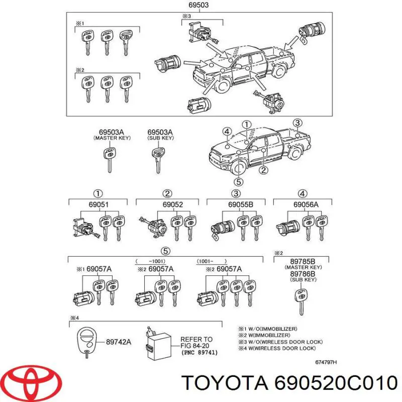 690520C010 Toyota 