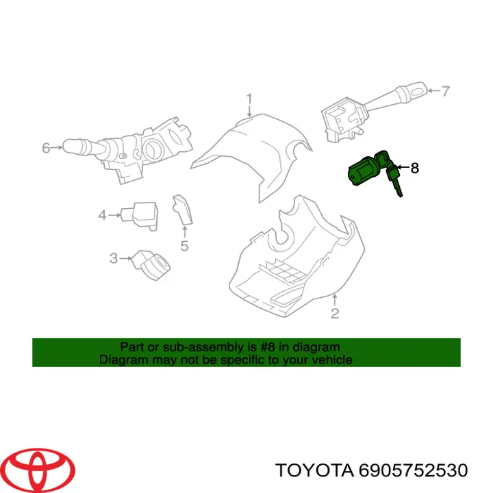 6905752530 Toyota 