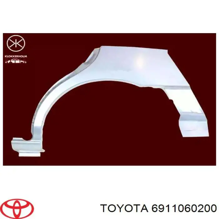 6911060201 Toyota замок кришки багажника/задньої 3/5-ї двері, задній