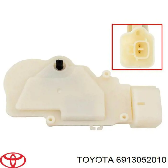 6913052010 Toyota Замок задніх дверей, правих