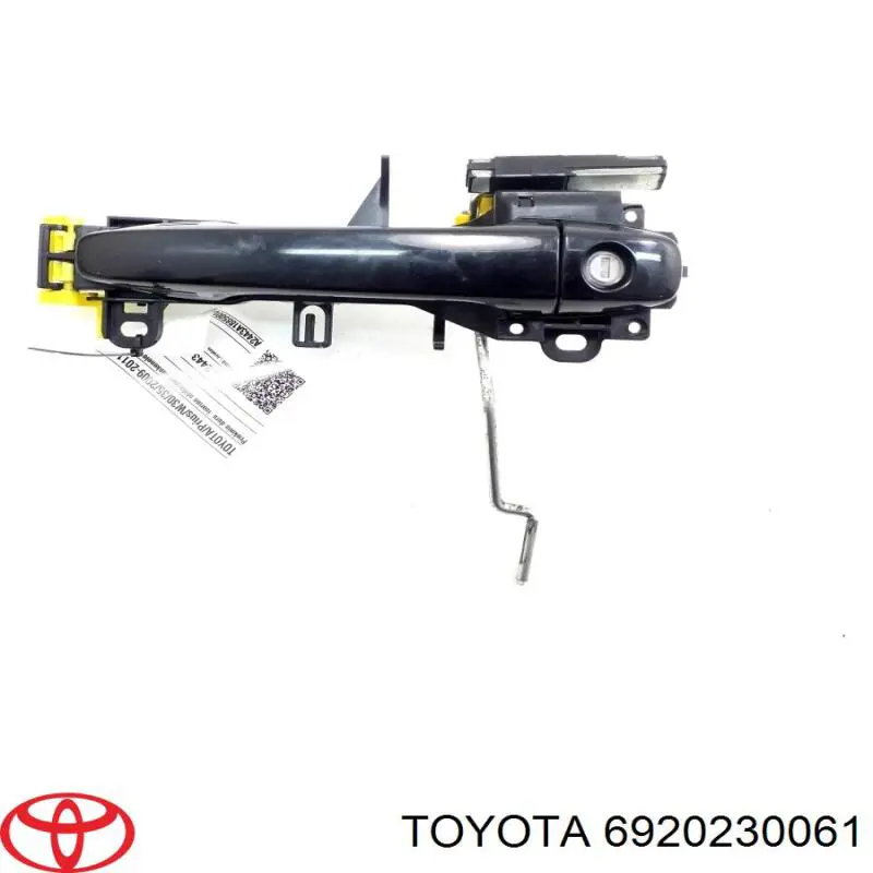 6920230061 Toyota Тримач зовнішньої ручки дверей, передньої лівої