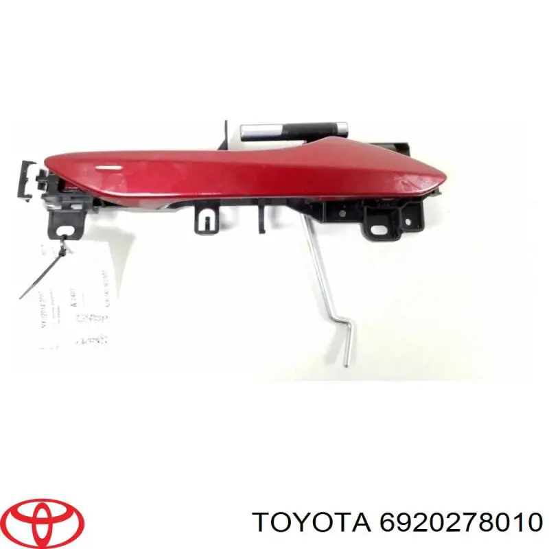 Тримач зовнішньої ручки дверей, передньої лівої Toyota 6920278010 ціна, від 24.07 USD