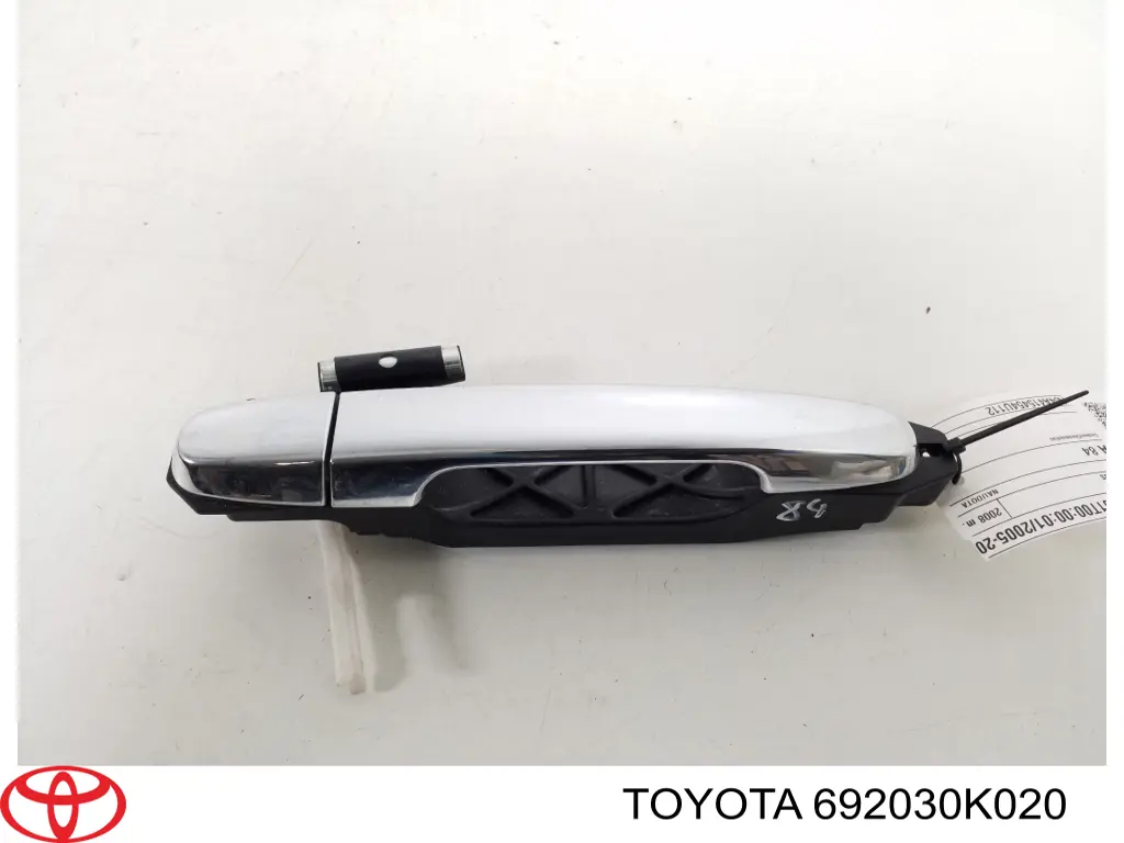 Тримач зовнішньої ручки дверей, задніх лівих Toyota 692030K020 ціна, від 63.77 USD