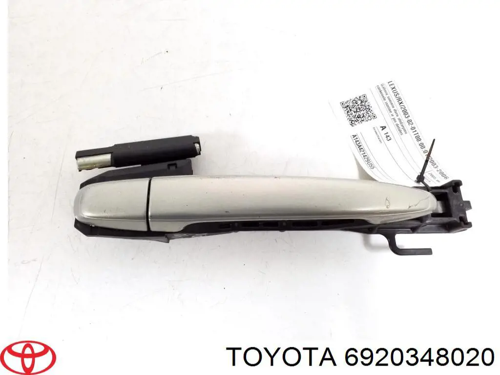 Тримач зовнішньої ручки дверей, задніх лівих Toyota 6920348020 ціна, від 7.60 USD
