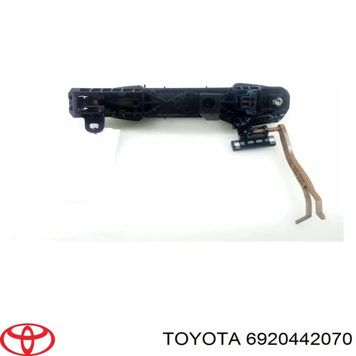 Тримач зовнішньої ручки дверей, задніх лівих Toyota 6920442070 ціна, від 22.29 USD