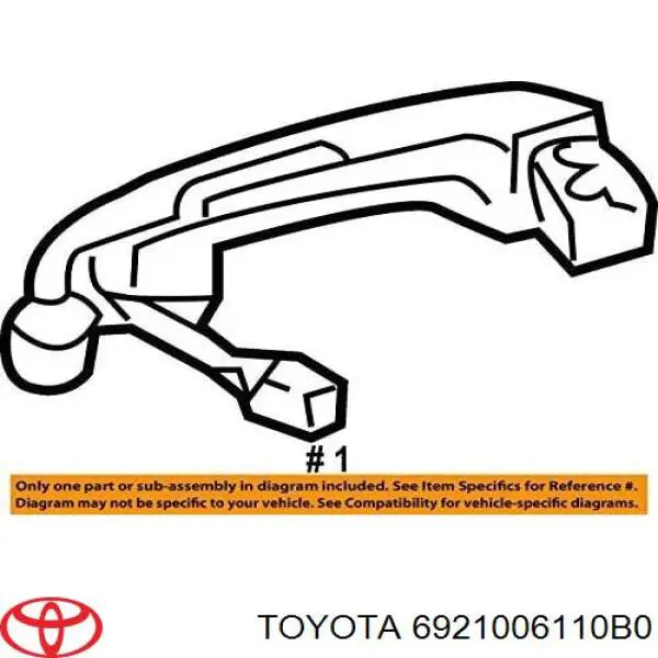 6921006110B0 Toyota 