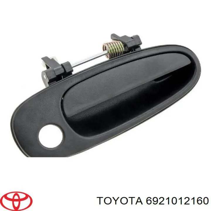 Ручка передньої двері зовнішня права Toyota Corolla (Тойота Королла)