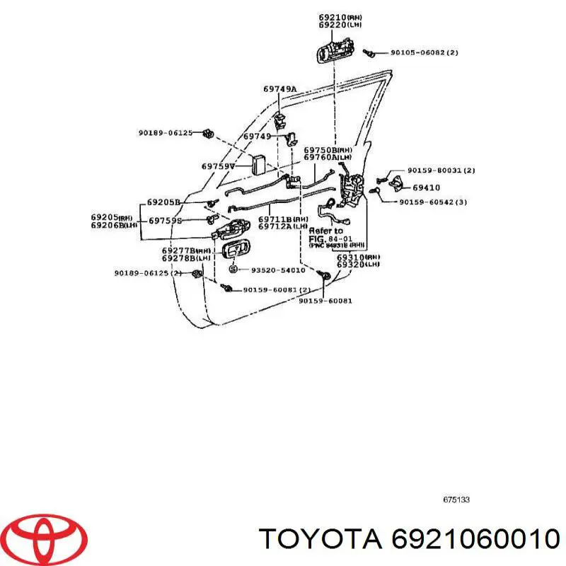 6921060010 Toyota 