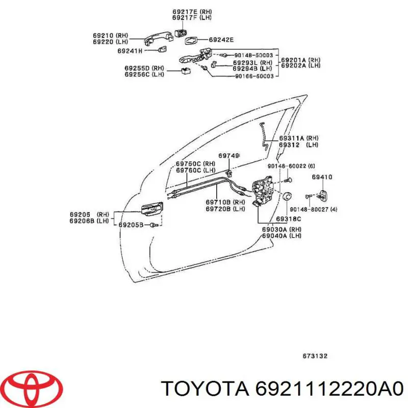  Toyota 6921112220A0 ціна, від 10.90 USD