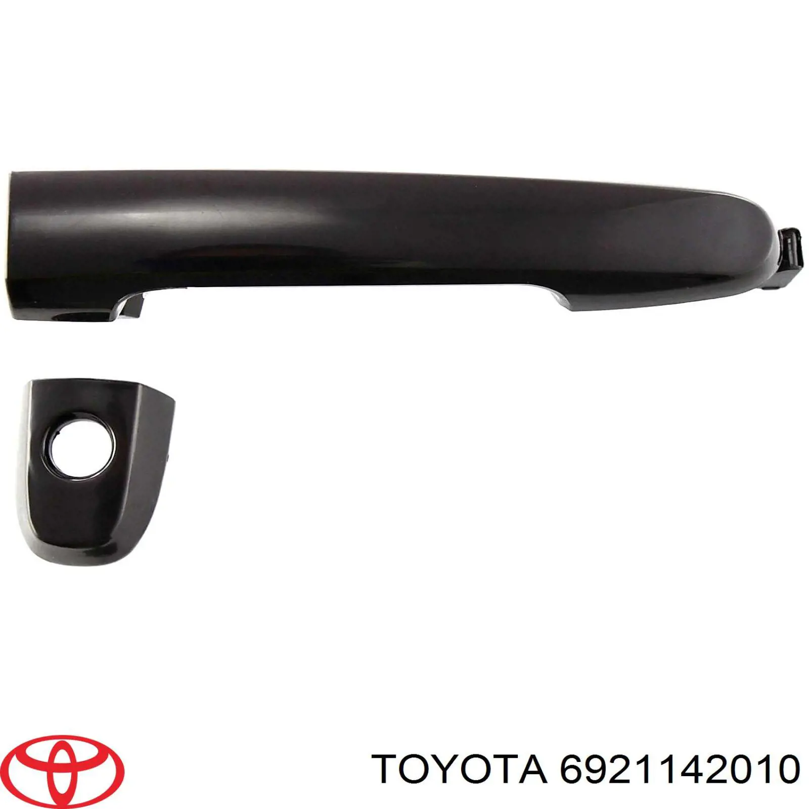 6921142010 Toyota Ручка задніх дверей зовнішня, права