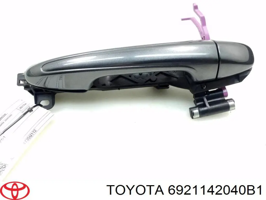 Ручка задніх дверей, зовнішня Toyota 6921142040B1 ціна, від 19.75 USD