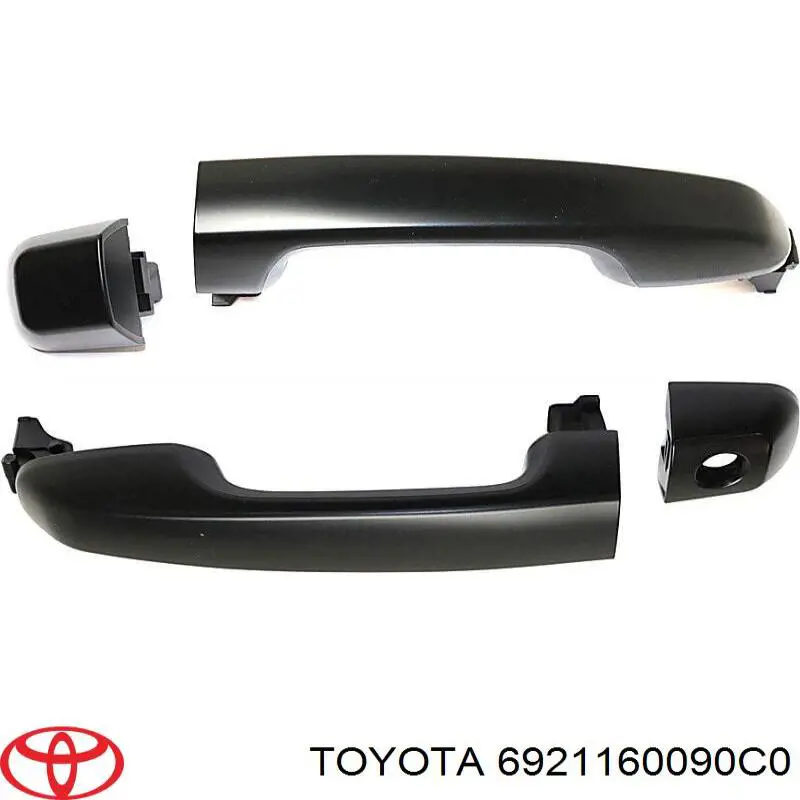 6921160090C0 Toyota Ручка дверей в зборі