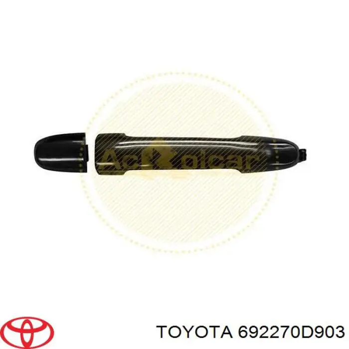 Ручка задньої двері зовнішня Toyota 692270D903 ціна, від 11.30 USD