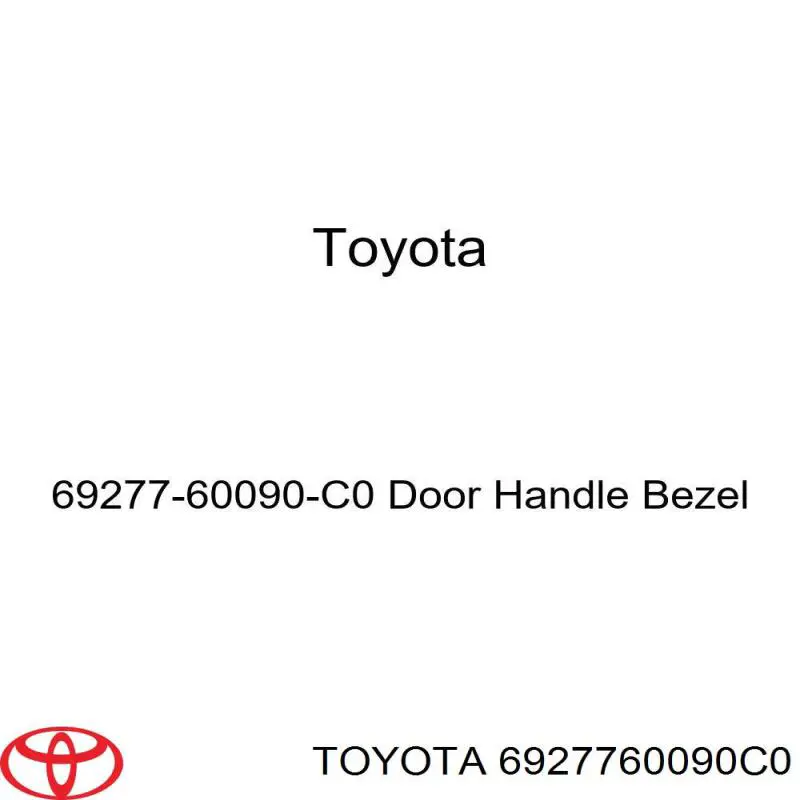  Toyota 6927760090C0 ціна, від 10.14 USD