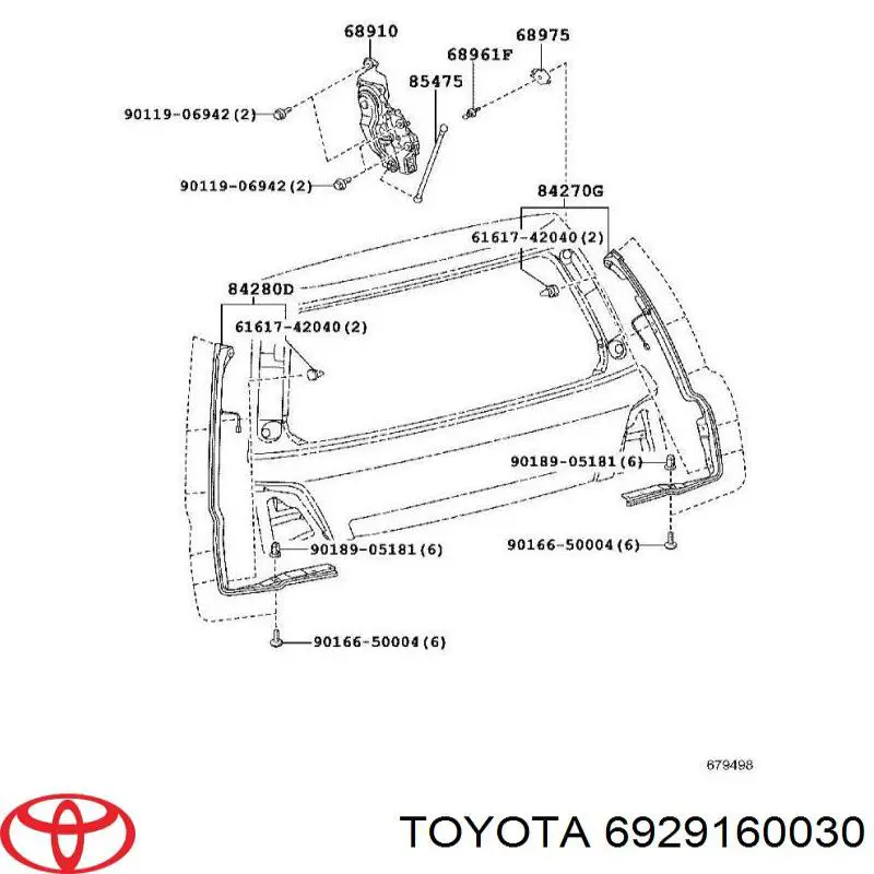  Toyota 6929160030 ціна, від 8.16 USD
