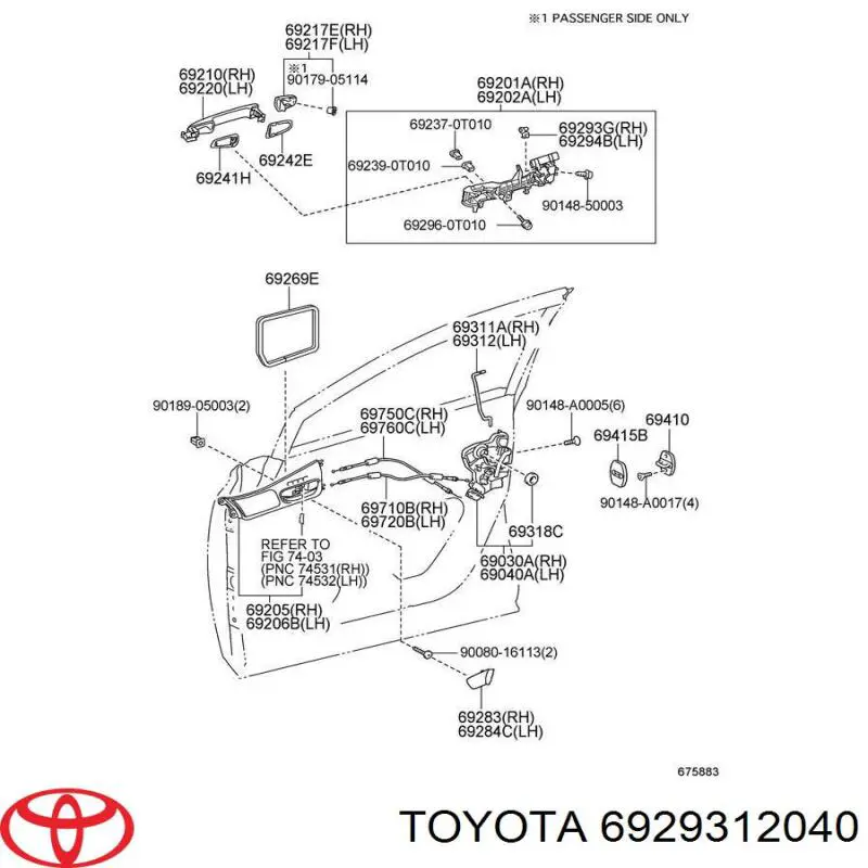  6929312040 Toyota