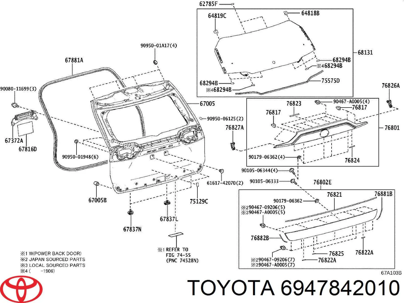  Toyota 6947842010 ціна, від 4.02 USD