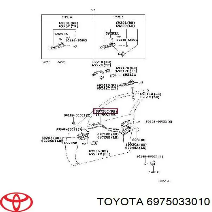 6975033010 Toyota 