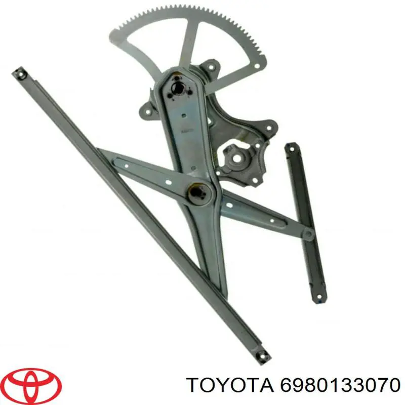 6980133070 Toyota Механізм склопідіймача дверей передніх, правих