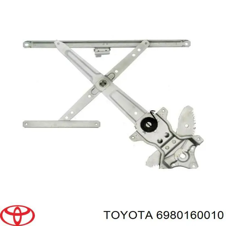 Механізм склопідіймача двері передньої, правої 6980160010 Toyota