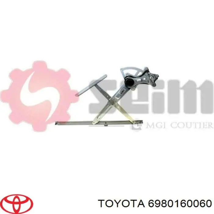 Склопідйомник (механізм переміщення скла) на Toyota Land Cruiser 90 J9
