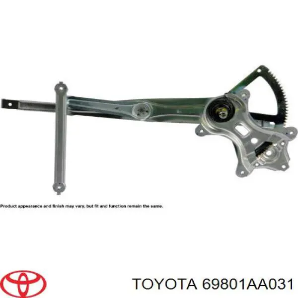 Механізм склопідіймача дверей передніх, правих Toyota 69801AA031 ціна, від 25.87 USD