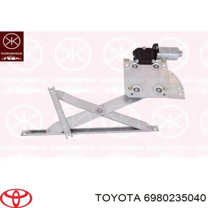 Купити 6980235040 Toyota Механізм стеклопідйомника водійських дверей