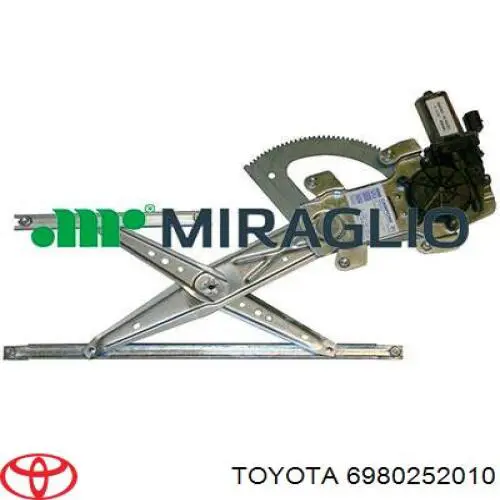 Склопідйомник з електродвигуном Toyota 6980252010 ціна, від 65.44 USD