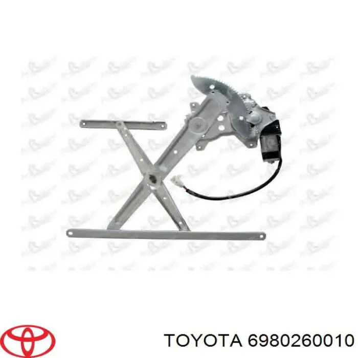 Склопідйомник з електродвигуном Toyota 6980260010 ціна, від 112.49 USD