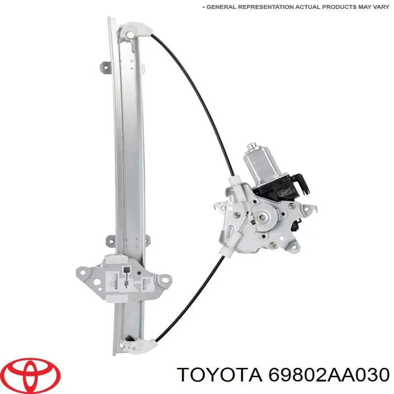 Склопідйомник з електродвигуном Toyota 69802AA030 ціна, від 50.67 USD