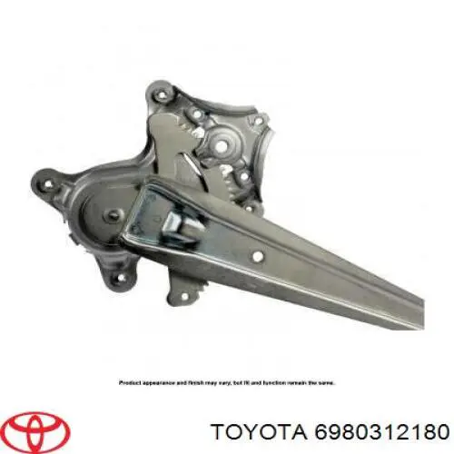 Купити 6980312180 Toyota Механізм склопідіймача двері задньої, правої