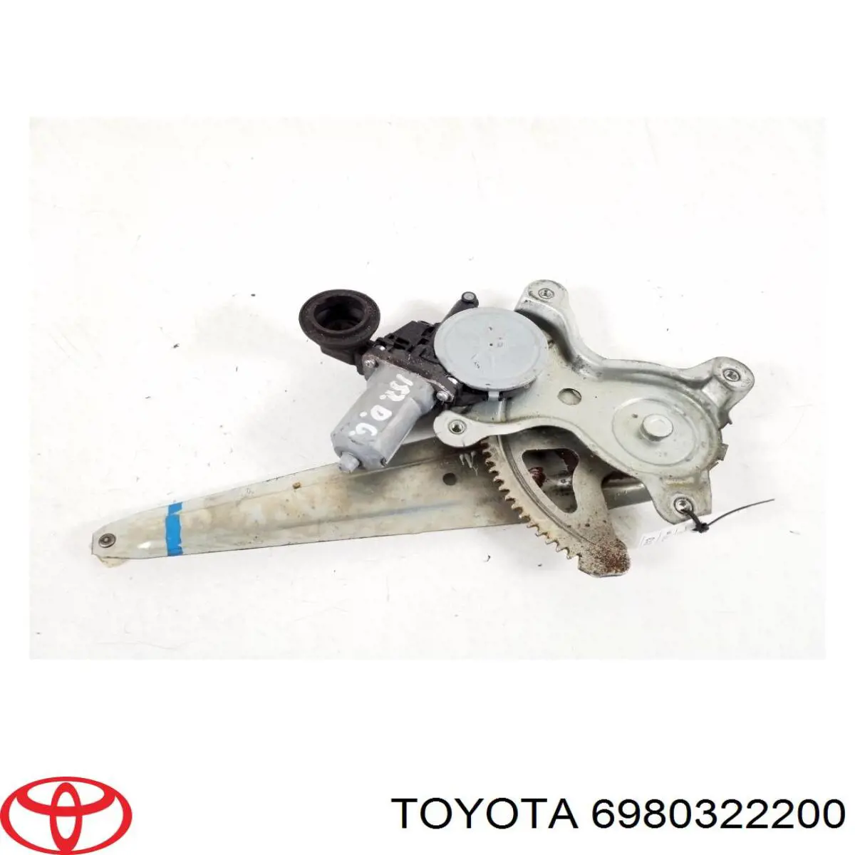 Купити 6980322200 Toyota Механізм склопідіймача двері задньої, правої