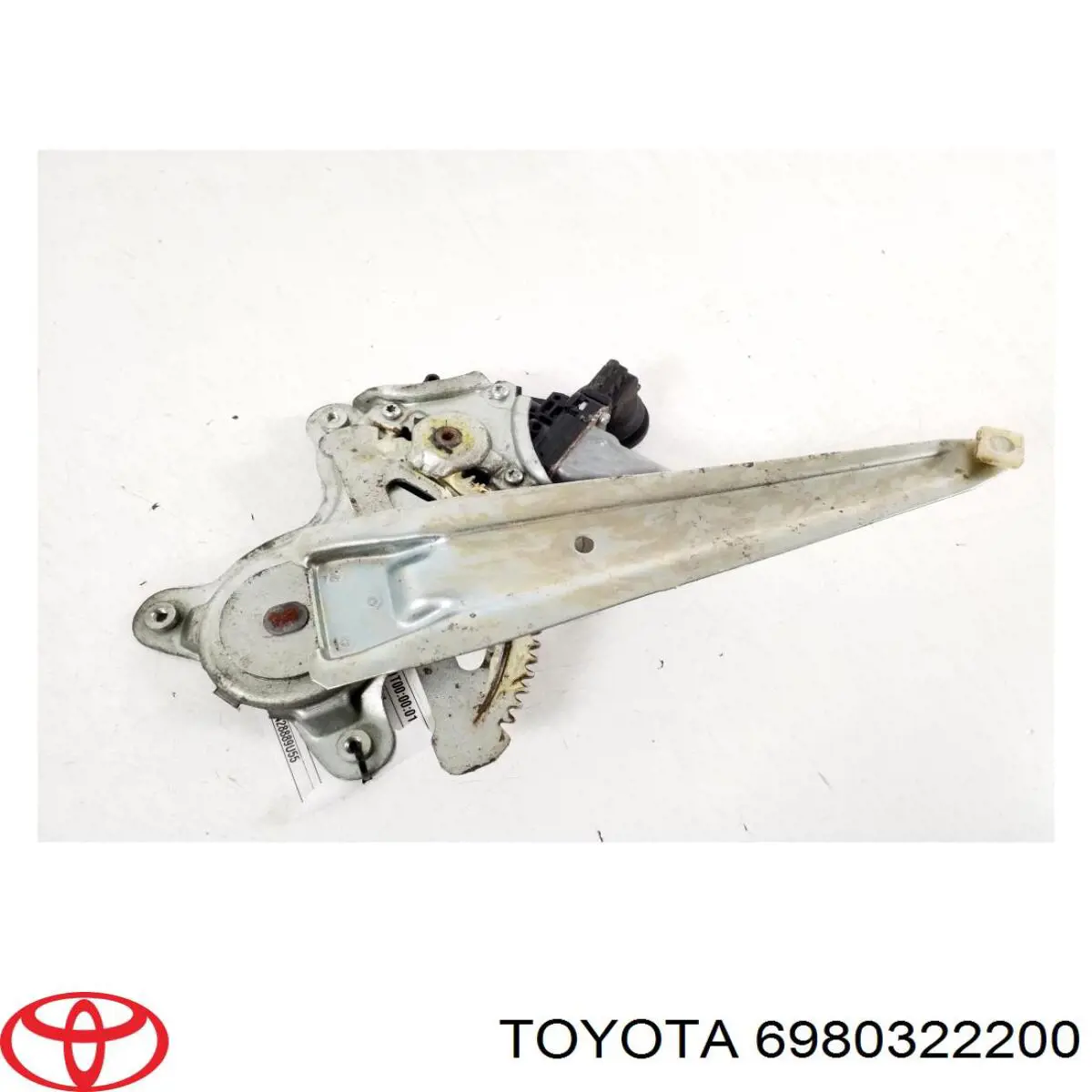 Механізм склопідйомника двері задньої, правої Toyota 6980322200 ціна, від 12.45 USD