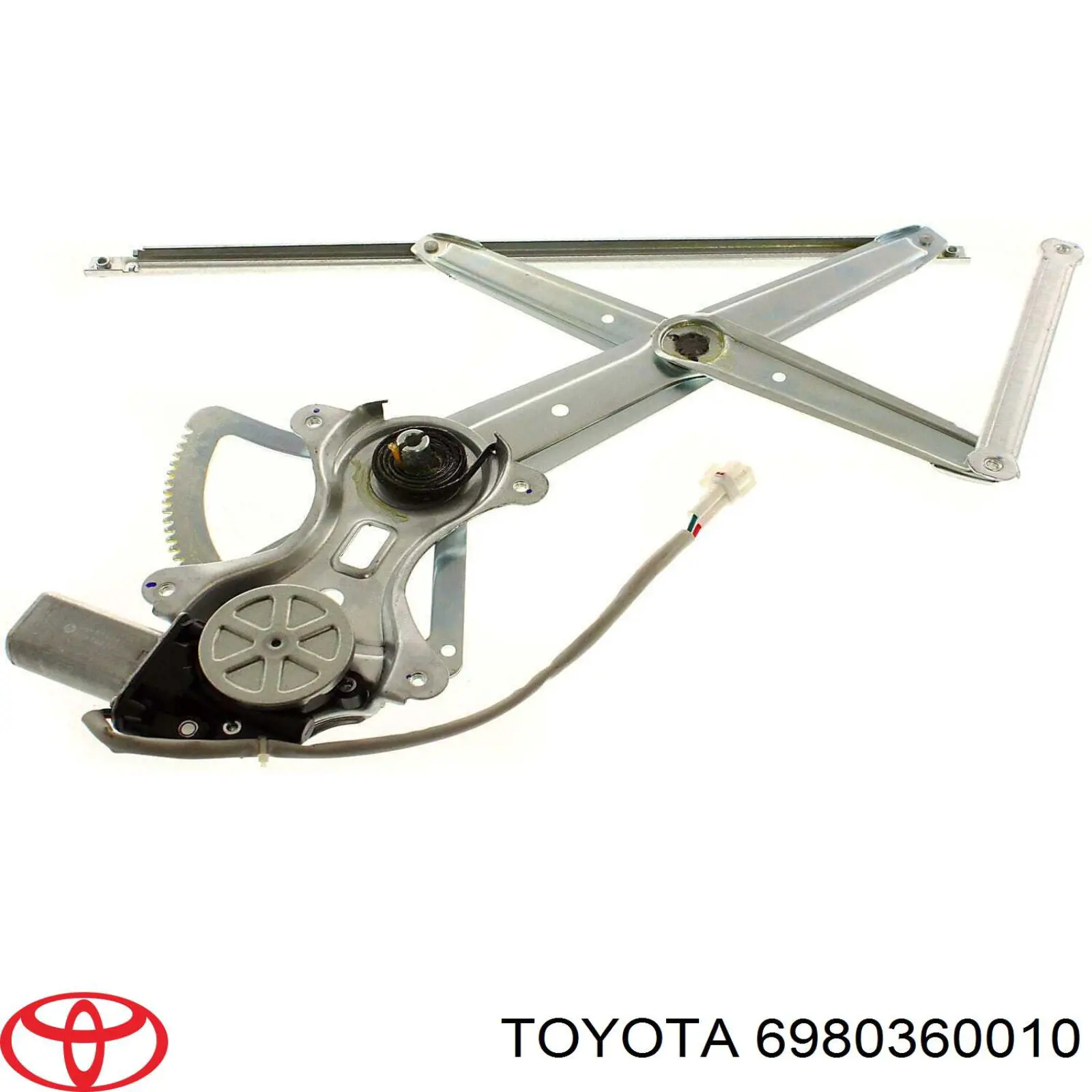 Механізм склопідіймача двері задньої, правої Toyota Land Cruiser 80 (J8) (Тойота Ленд крузер)