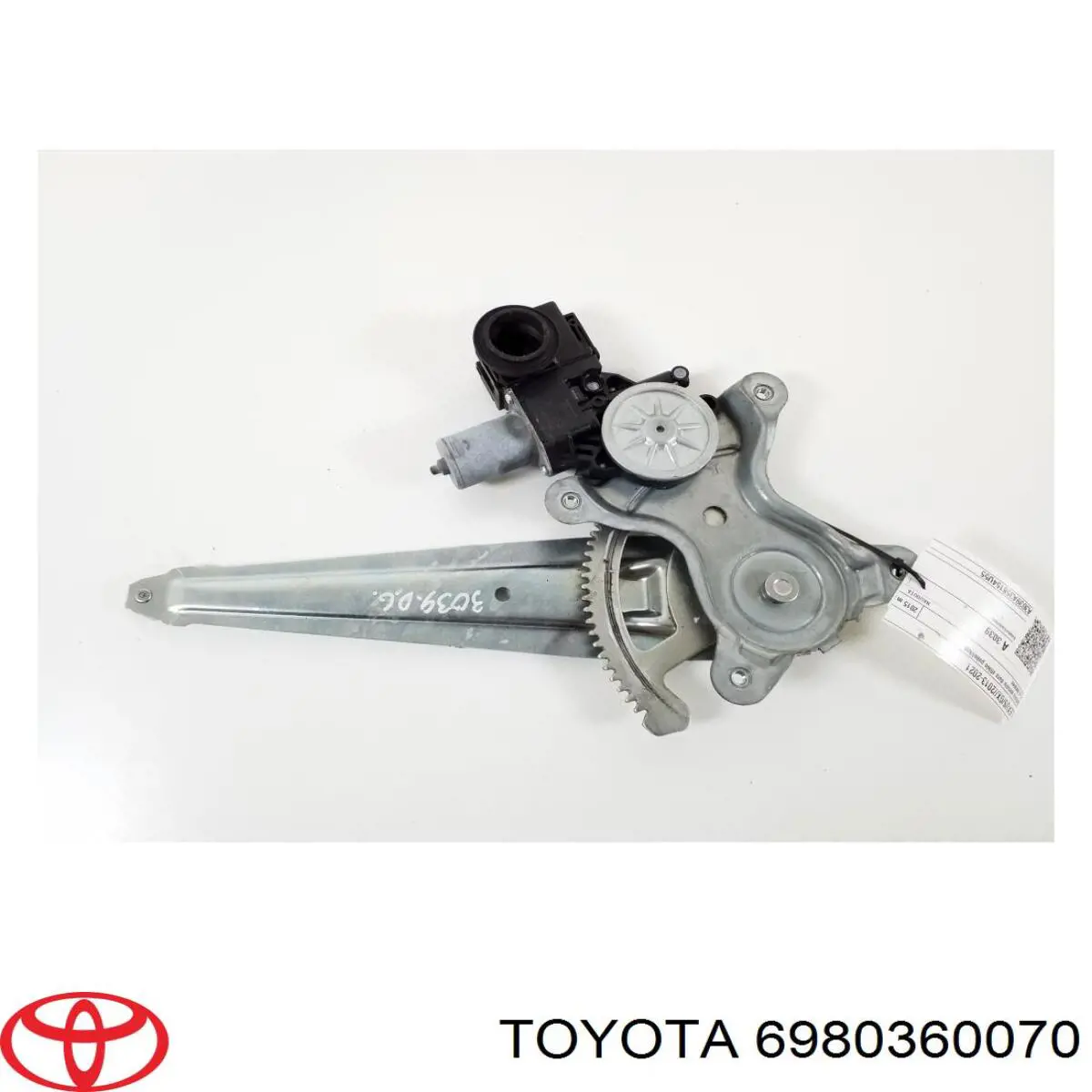 Механізм склопідйомника двері задньої, правої Toyota 6980360070 ціна, від 25.37 USD