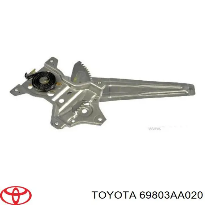 Купити 69803AA020 Toyota Механізм склопідіймача двері задньої, правої